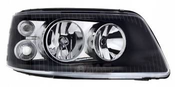 Lampy przednie reflektory VW T5 03-09 CLEAR BLACK