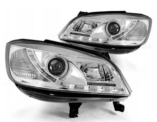 Lampy reflektory Opel Zafira 99-05 daylight chrome