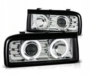 Lampy reflektory Vw Corrado 88-95 ringi chrome