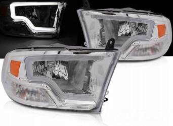 Lampy reflektory chrome LED do Dodge Ram 09-18