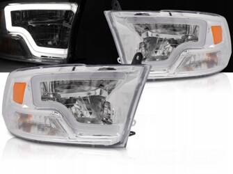 Lampy reflektory chrome LED do Dodge Ram 09-18