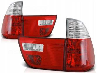 Lampy tylne BMW X5 E53 CLEAR RED