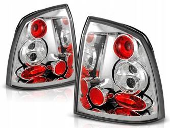 Lampy tylne nowe OPEL ASTRA G SEDAN COUPE 97-04 CHROME