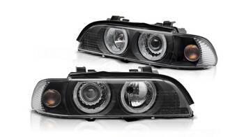 Lampy xenon d2s ringi black do BMW E39 lci 00-03