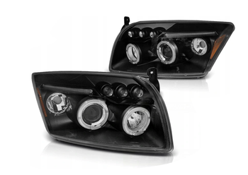 Reflektory Angel Eyes Black Do Dodge Caliber 06-12