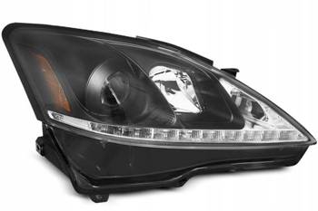 Reflektory lampy przednie Lexus IS 06-13 DRL BLACK