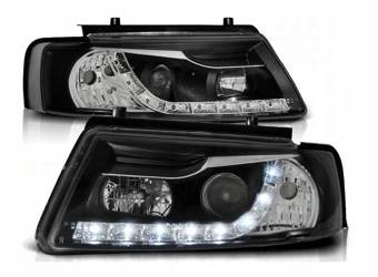 Reflektory przednie VW Passat B5 3B BLACK DAYLIGHT