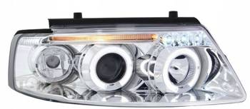 Reflektory przednie VW Passat B5 3B CHROM RINGI +