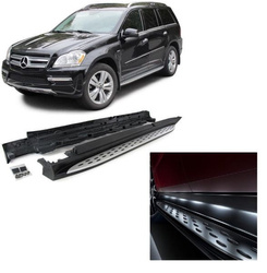 STOPNIE PROGOWE MERCEDES GL X166 12- PODŚWIET.LED