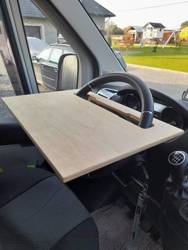 Stolik na kierownicę Mercedes Sprinter Iveco Daily drewniany