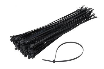 Taśmy kablowe czarne 2,5x100mm - 100 szt.