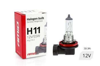 Żarówka halogenowa H11 12V 55W filtr UV (E4)