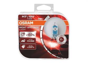 Żarówki halogenowe Osram H7 12V 55W PX26d NIGHT BREAKER LASER +150% /2szt./