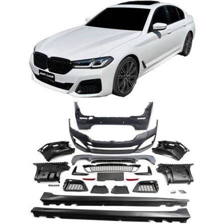 BODY KIT BMW 5 ZDERZAK PROGI G30 LCI 2020- 2023