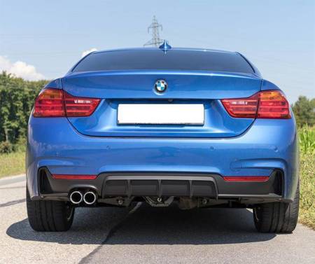 DYFUZOR BMW F32 13- MP SINGLE OUTLET TWIN MUFFLER