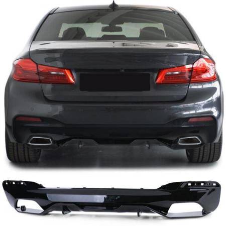 DYFUZOR BMW G30/G31 SEDAN/TOURING 17- PIANO BLACK