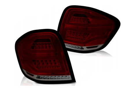 Diody Mercedes M-klasa W164 09-11 Red Smoke Led