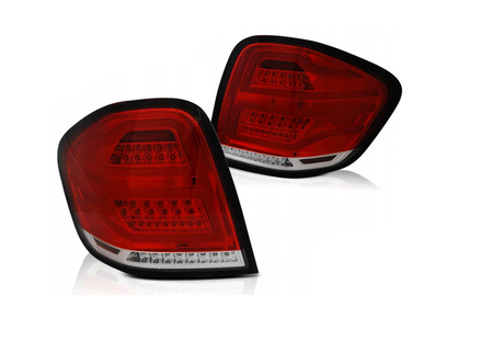 Diody Mercedes M-klasa W164 09-11 Red Smoke Led