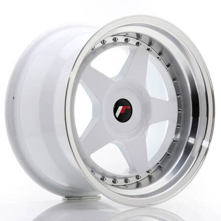 Felgi aluminiowe JR Wheels JR6 17x10 ET20 BLANK White w/Machined Lip