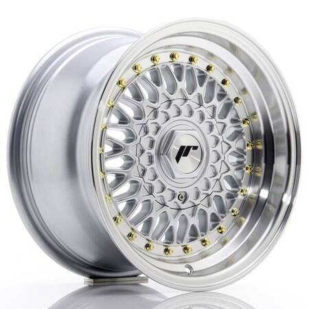 Felgi aluminiowe JR Wheels JR9 15x8 ET20 BLANK Silver w/Machined Lip