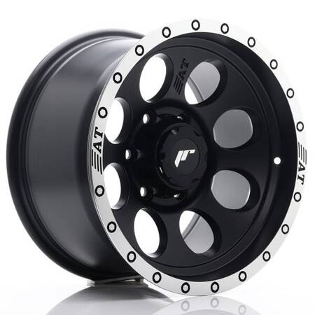 Felgi aluminiowe JR Wheels JRX4 16x9 ET0 6x139.7 Matt Black w/Machined Lip