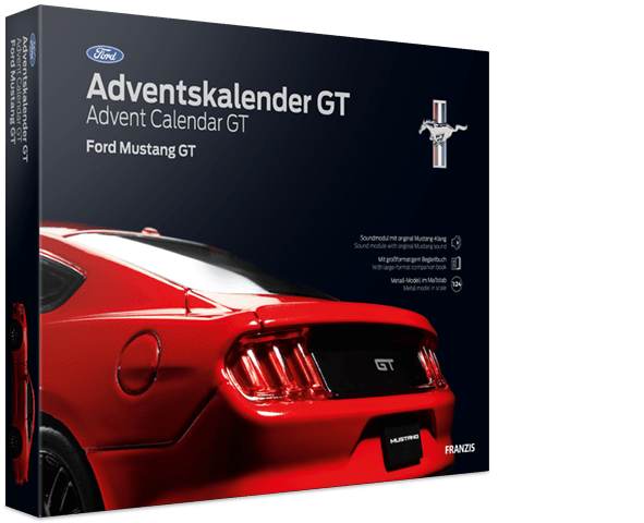 Ford Mustang GT kalendarz adwentowy