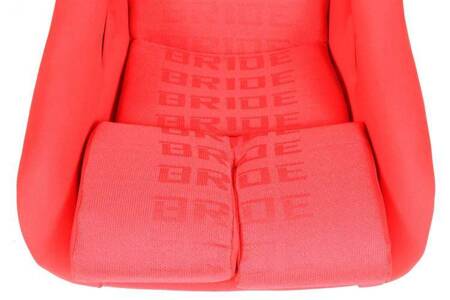 Fotel sportowy GTR Welur Bride Red