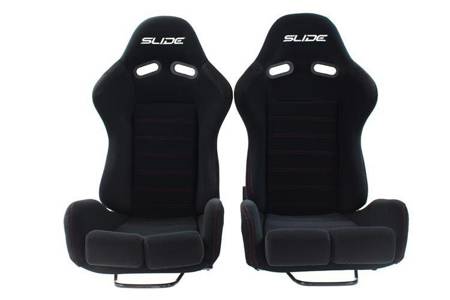 Fotel sportowy SLIDE X3 material Black M