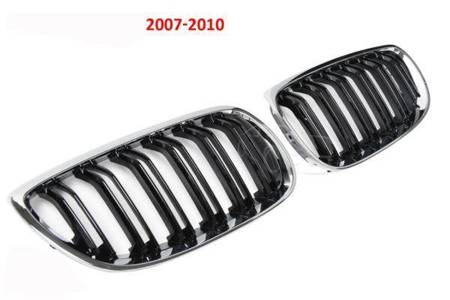 GRILL (NERKI) BMW E92 E93 06-10 PODWÓJNE BLACK CH