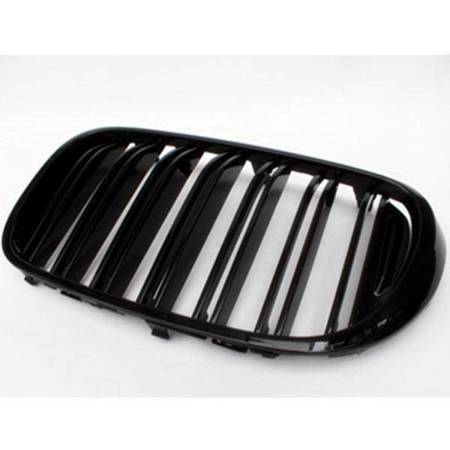 GRILL (NERKI) BMW G11 G12 15- GLOSSY BLACK DOUBLE