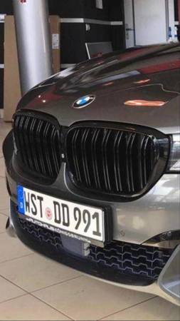 GRILL (NERKI) BMW G11 G12 15- GLOSSY BLACK DOUBLE