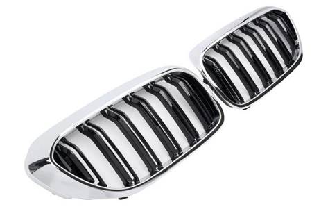 GRILL (NERKI) BMW G30 G31 DOUBLE M5 CHROM BLACK