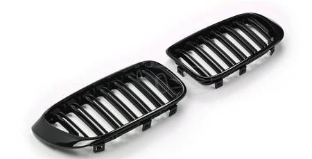 GRILL (NERKI) BMW X3 X4 F25 F26 M LOOK GLOSS BLACK