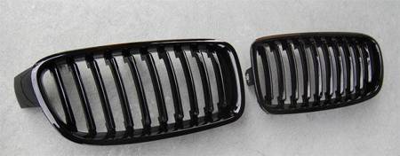 GRILL PRZEDNI BMW F30 11-18 CZARNY BŁYSZCZĄCY