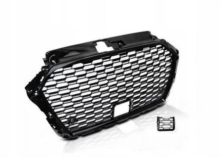 Grill Atrapa Audi A3 8v 17- RS3 Style Black