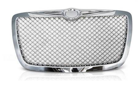 Grill Bentley Style Chrome Fits Chrysler 300 C 04-