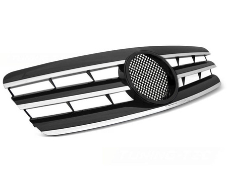 Grill Mercedes W203 00-07 CL Style Black Chrome