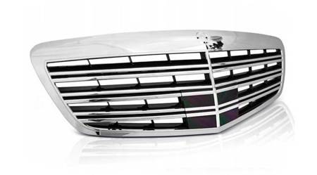 Grill Mercedes W221 09-13 S65 Amg Chrome Black