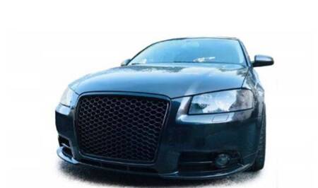 Grill atrapa AUDI A3 05-08 RS LOOK GLOSSY BLACK