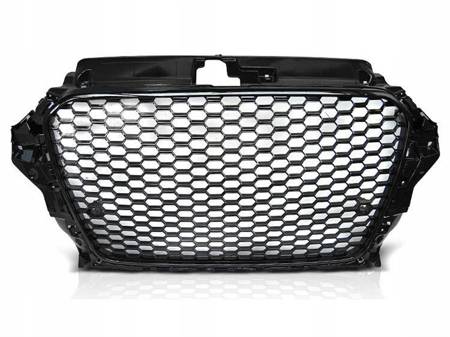 Grill atrapa AUDI A3 (8V) 12-16 RS3 STYLE GLOSSY B