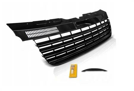 Grill atrapa bez znaczka Volkswagen Black T5 03-09