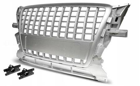 Grill atrapa sport srebrny do Audi Q5 2008-09.2012