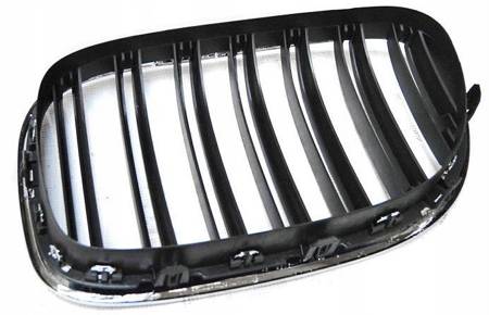 Grill przedni BMW F01 09-15 CHROME BLACK