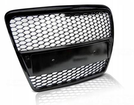 Grill przedni atrapa AUDI A6 C6 RS-TYPE 04-08 BLAC