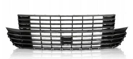 Grill przedni atrapa black połysk do VW T6.1 2020-