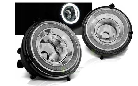 Halogeny Mini Cooper R55-R61 06-14 led drl ringi