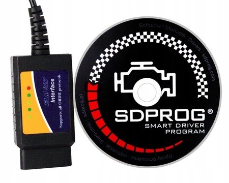 Interfejs program diagnostyczny SDPROG ELM327 OBD2 USB Polski