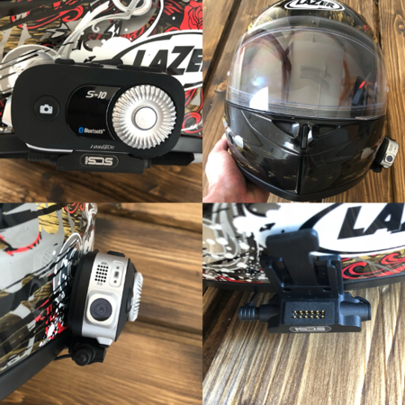 Interkom motocyklowy kamera Full HD WiFi SCS S10