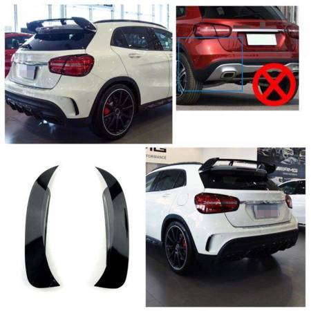 KLAPY LOOK AMG MERCEDES GLA X156 ZDERZAK TYLNY BLK