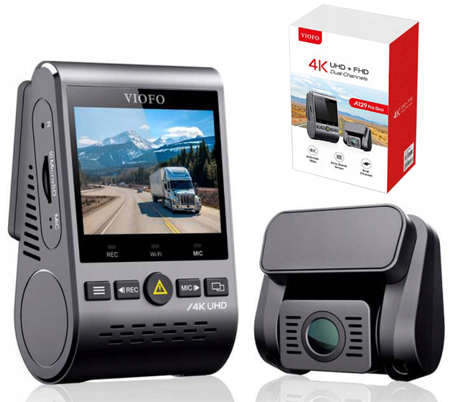 Kamera Rejestrator VIOFO A129PRO-G DUO GPS WIFI 4K